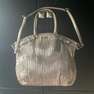 Beautiful Coach handbag/crossbody. Gently Used/ in great condition. Champagne.